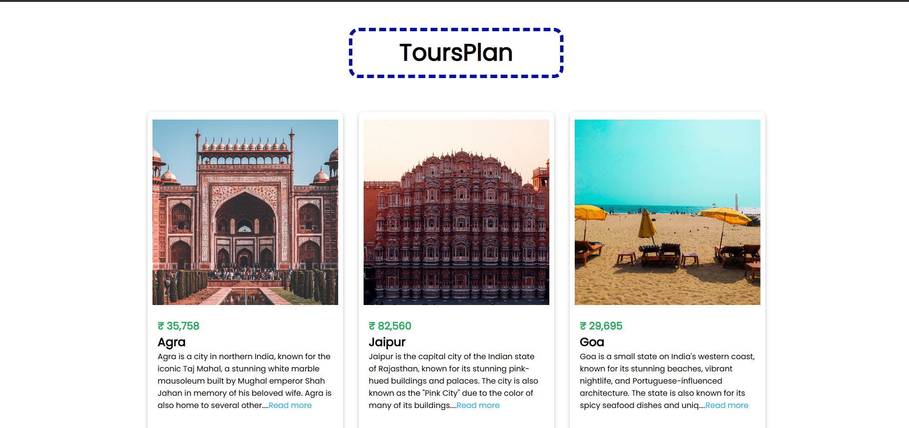ToursPlans - Travel Planning Platform
